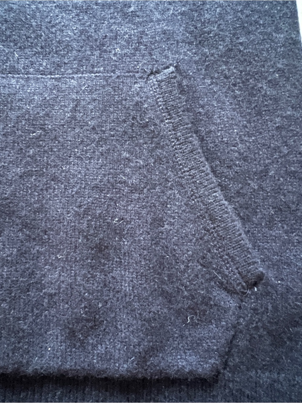 Quince 100% Mongolian Cashmere Hoodie Sweater Navy Size S - Picture 5 of 6